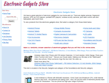 Tablet Screenshot of electronic-gadgets.jn19.com